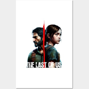the last of us tv series " TLOU " tshirt sticker etc. design by ironpalette Posters and Art